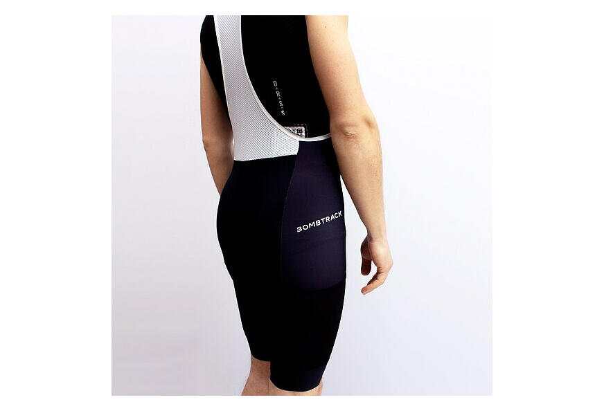 Cuissard Bombtrack Achromatic Porter Cargo Nero/Bianco con Bretelle 5/5