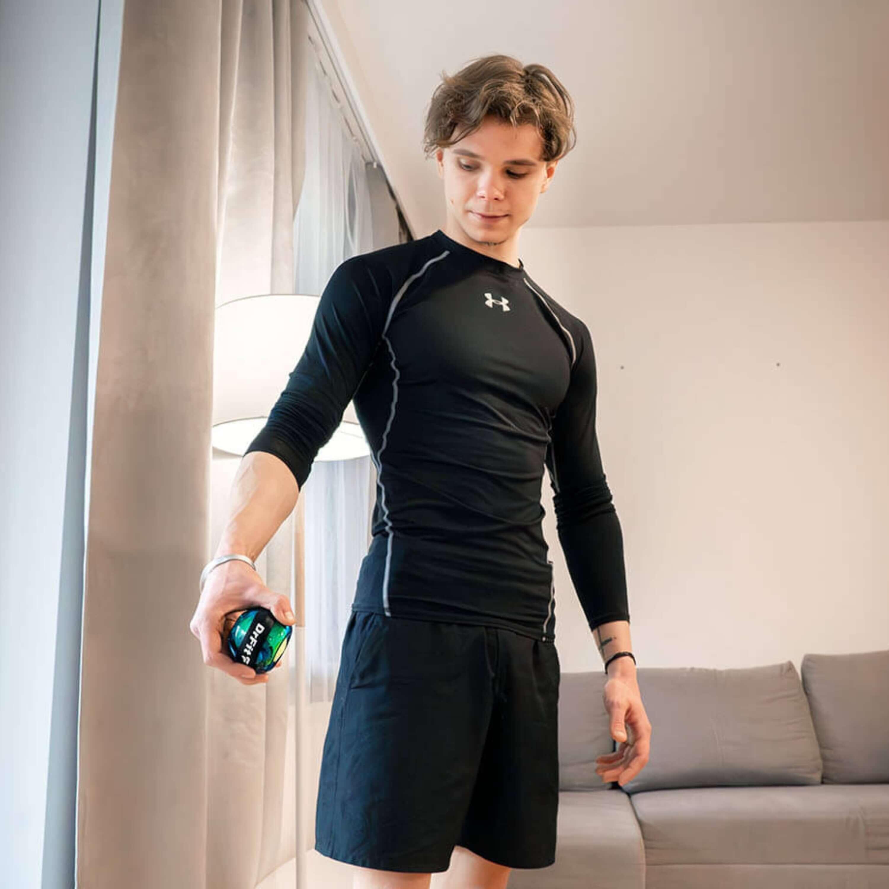 Kula żyroskopowa do ćwiczeń mięśni nadgarstka DrFit 6/7