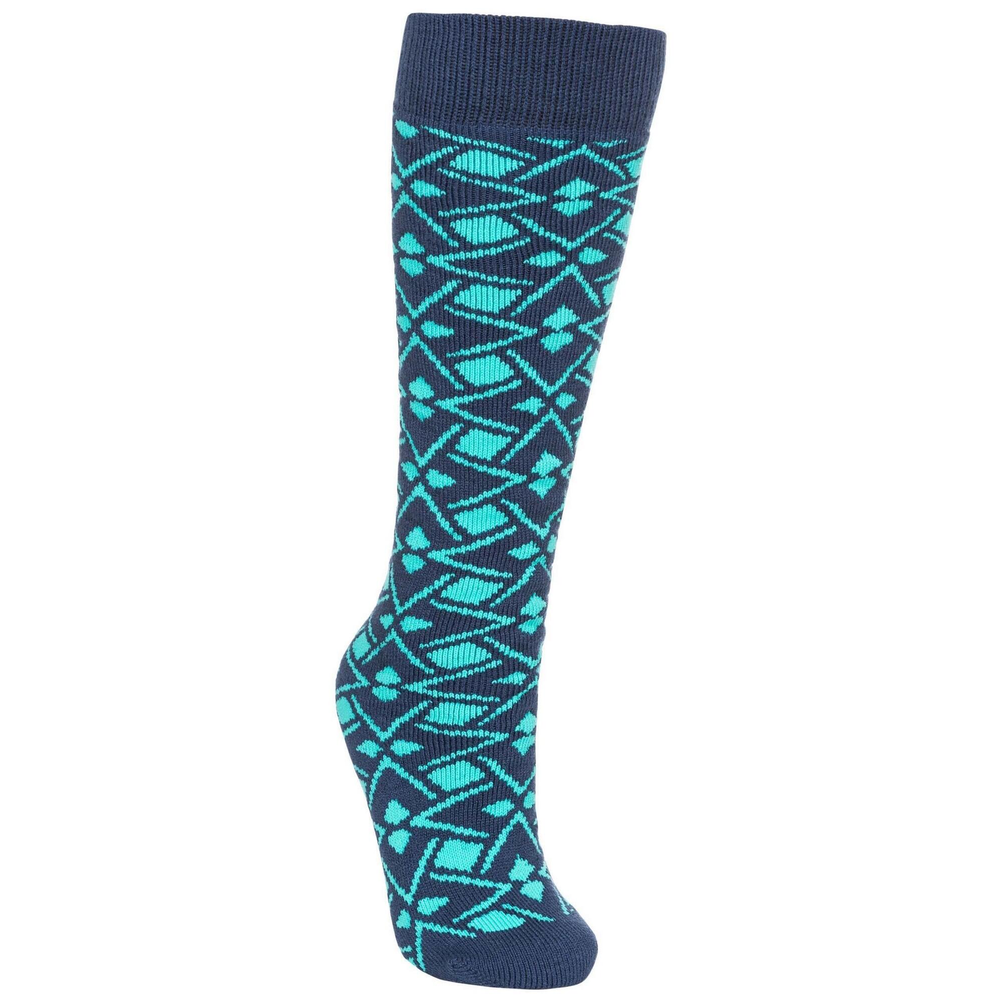 Marci Women's ski socks (Blue)