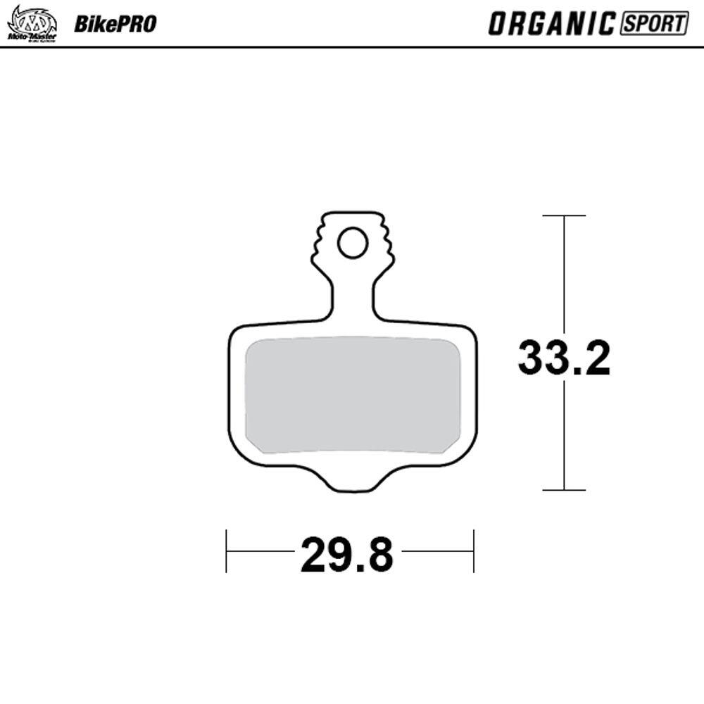 Pastiglie Freno Bici OrganicSport con miglior potere frenante - Avid 2-piston 2/4