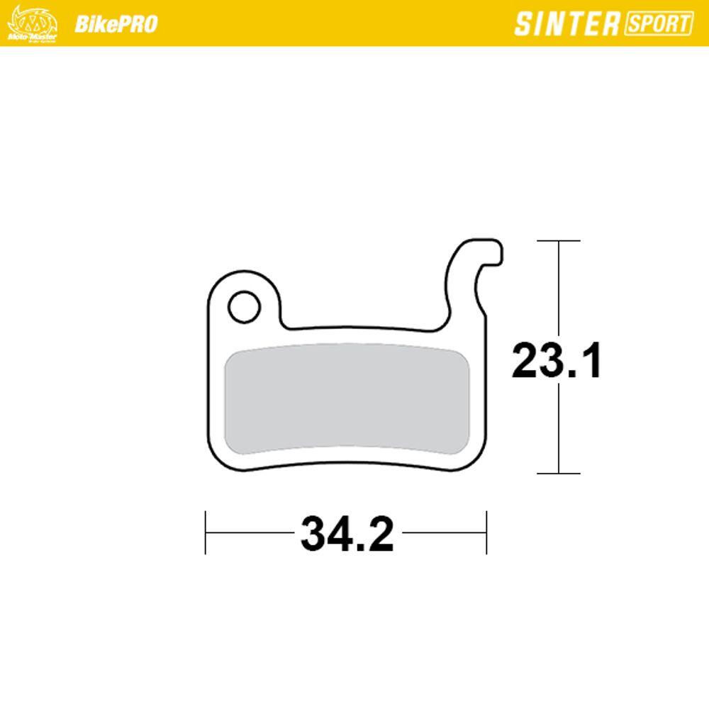 Pastiglie Freno Bici SinterSport ottime sul bagnato - Shimano A type 2/4