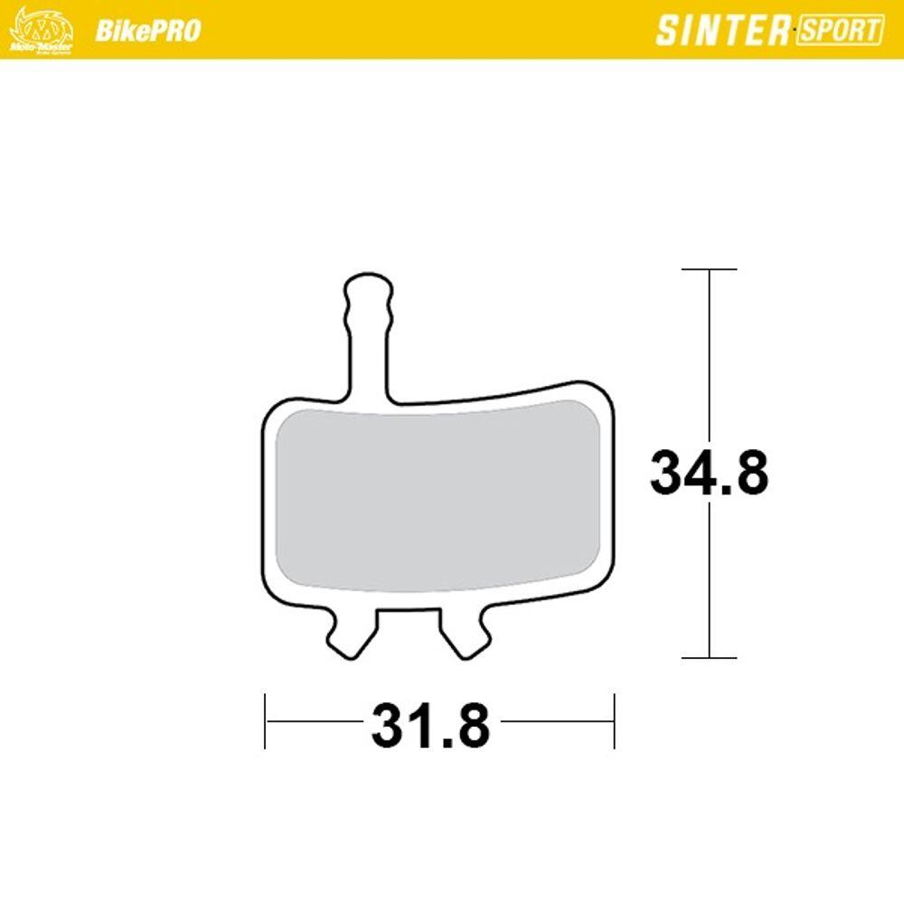 Pastillas de freno para bicicleta SinterSport - Avid BB7, Juicy 2/4