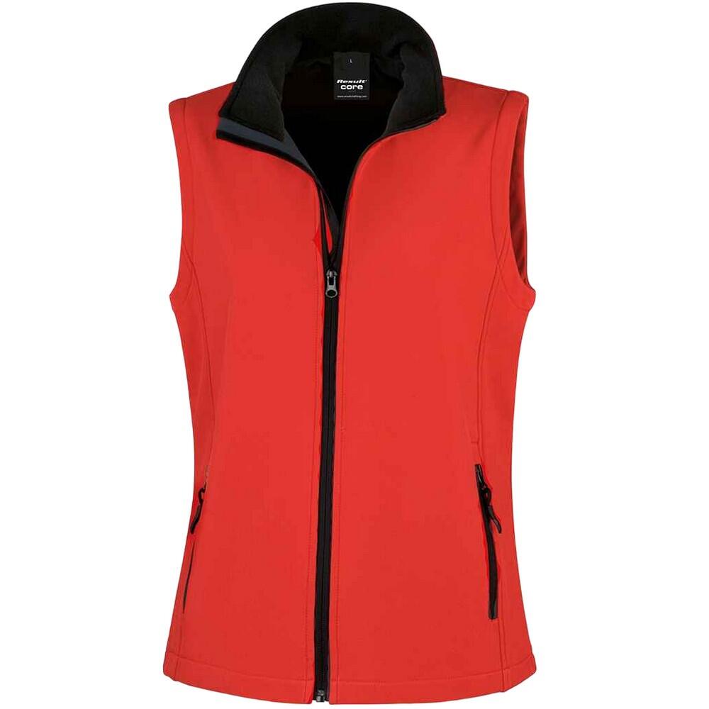 Result Womens/Ladies Core Printable Soft Shell Bodywarmer