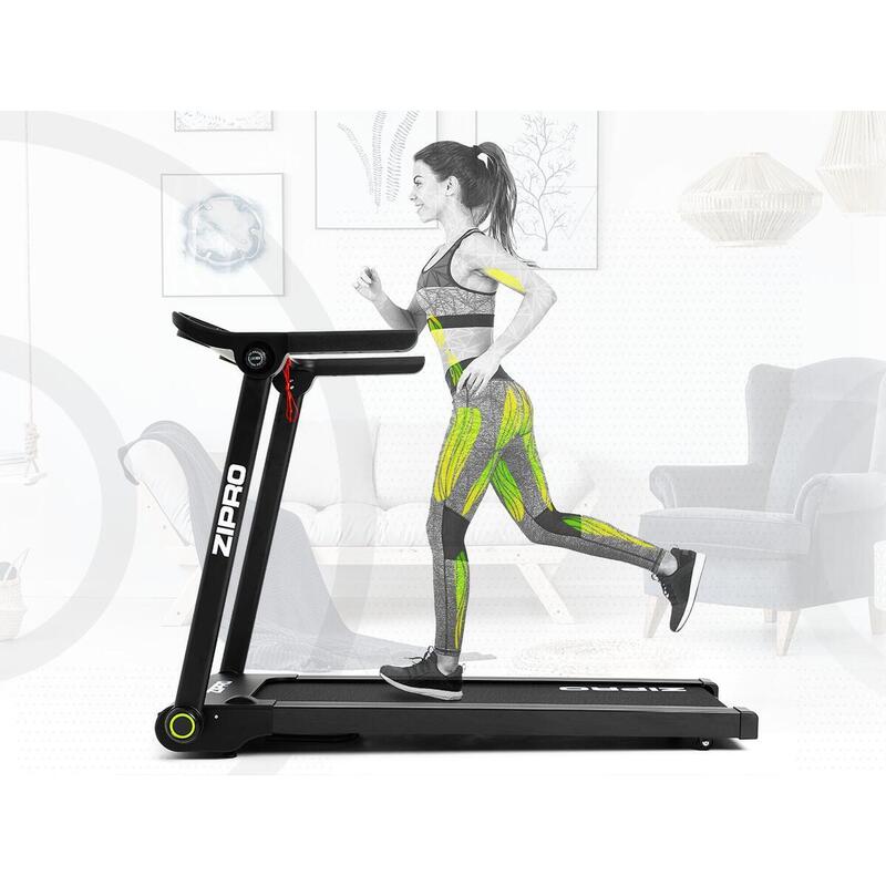 Cinta de correr Zipro Pacto 125 x 45 cm, 16 km/h, FitShow, Kinomap, Bluetooth