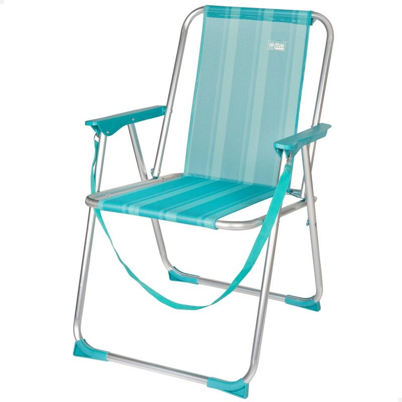 Silla plegable fija aluminio Aktive