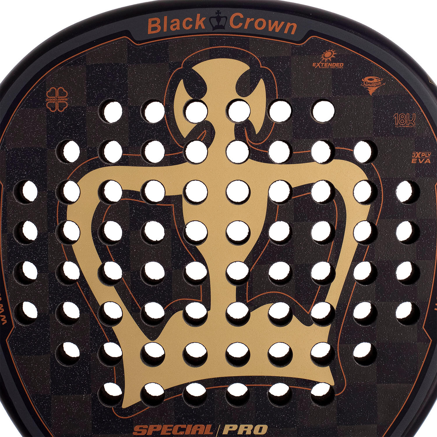 Raquete de Padel Adulto Black Crown Special Pro 4/5