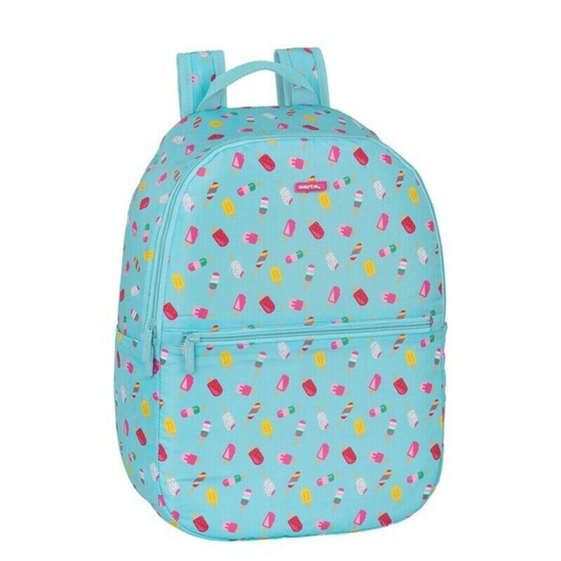 Mochila Escolar Safta M881 Turquesa