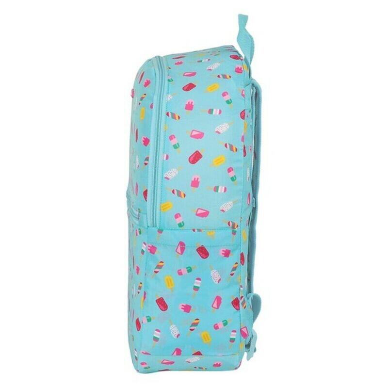 Mochila Escolar Safta M881 Turquesa