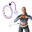Hula Hoop Magnetic Reglabil cu Contor și Bilă Fitness HMS HHM17