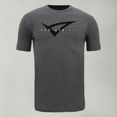 t-shirt athlete adulto grigio