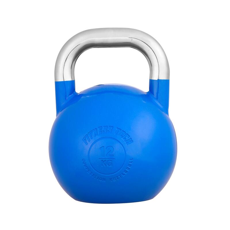 Kettlebell Competición Fitness Tech 12 kg azul