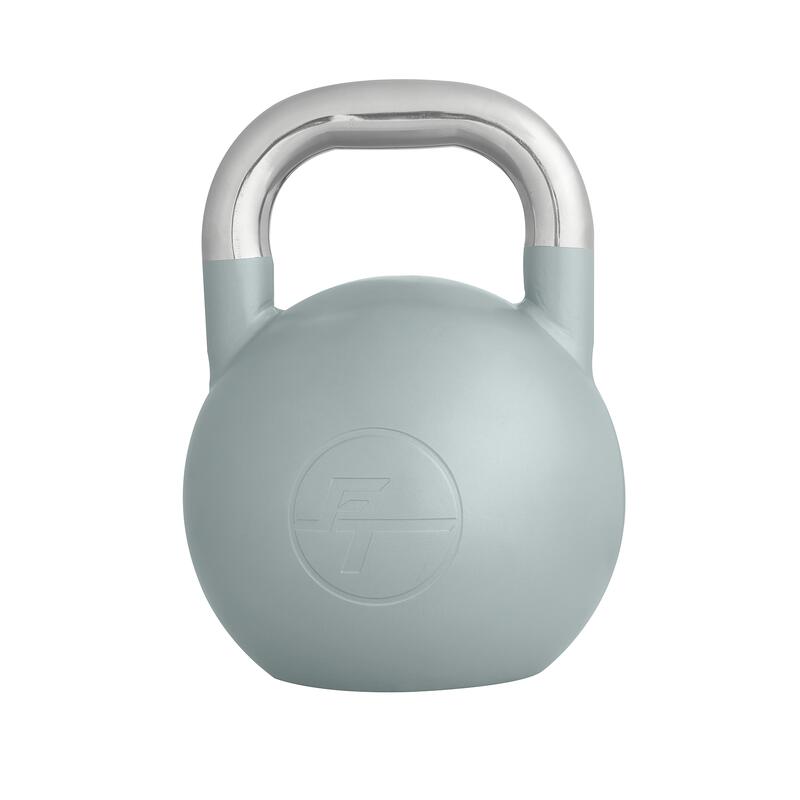 Kettlebell Competición Fitness Tech 22 kg Gris