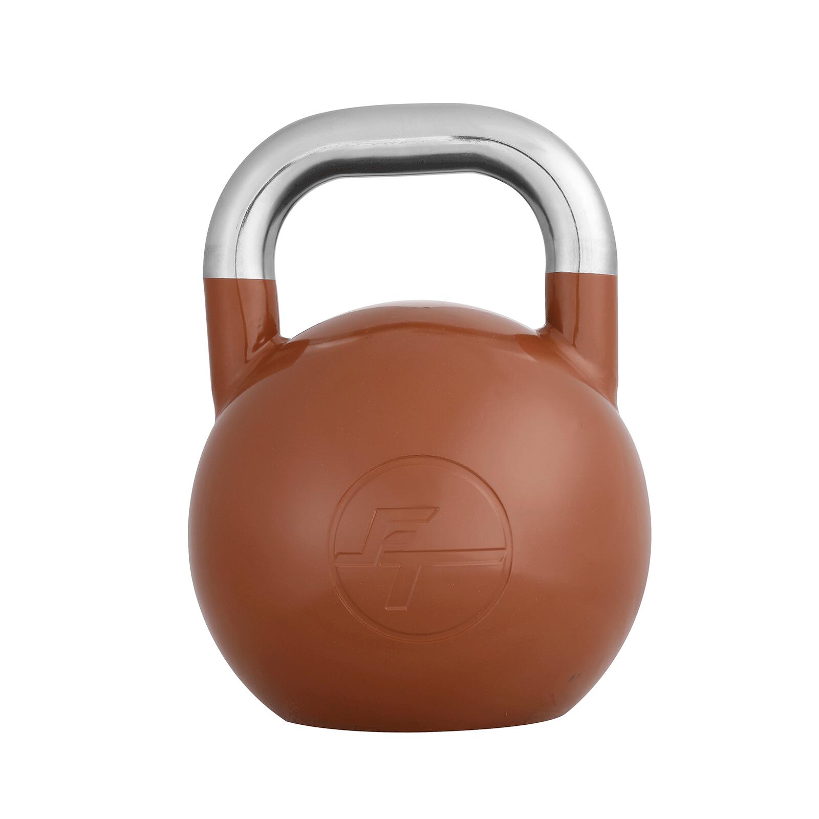 Kettlebell Competición Fitness Tech 18 kg Marrón 2/6