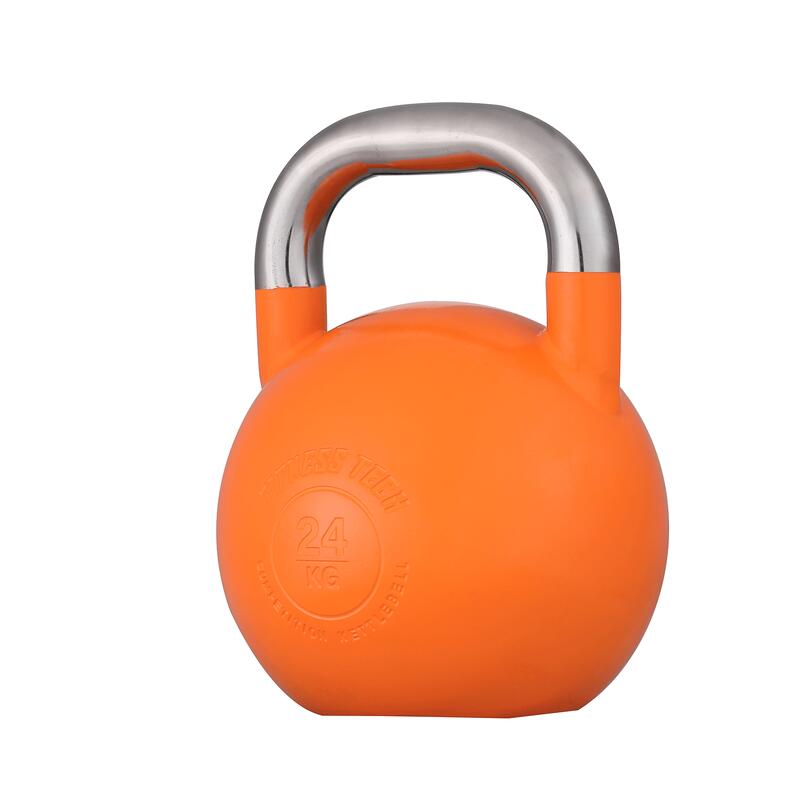 Kettlebell Competición Fitness Tech 24 kg Naranja