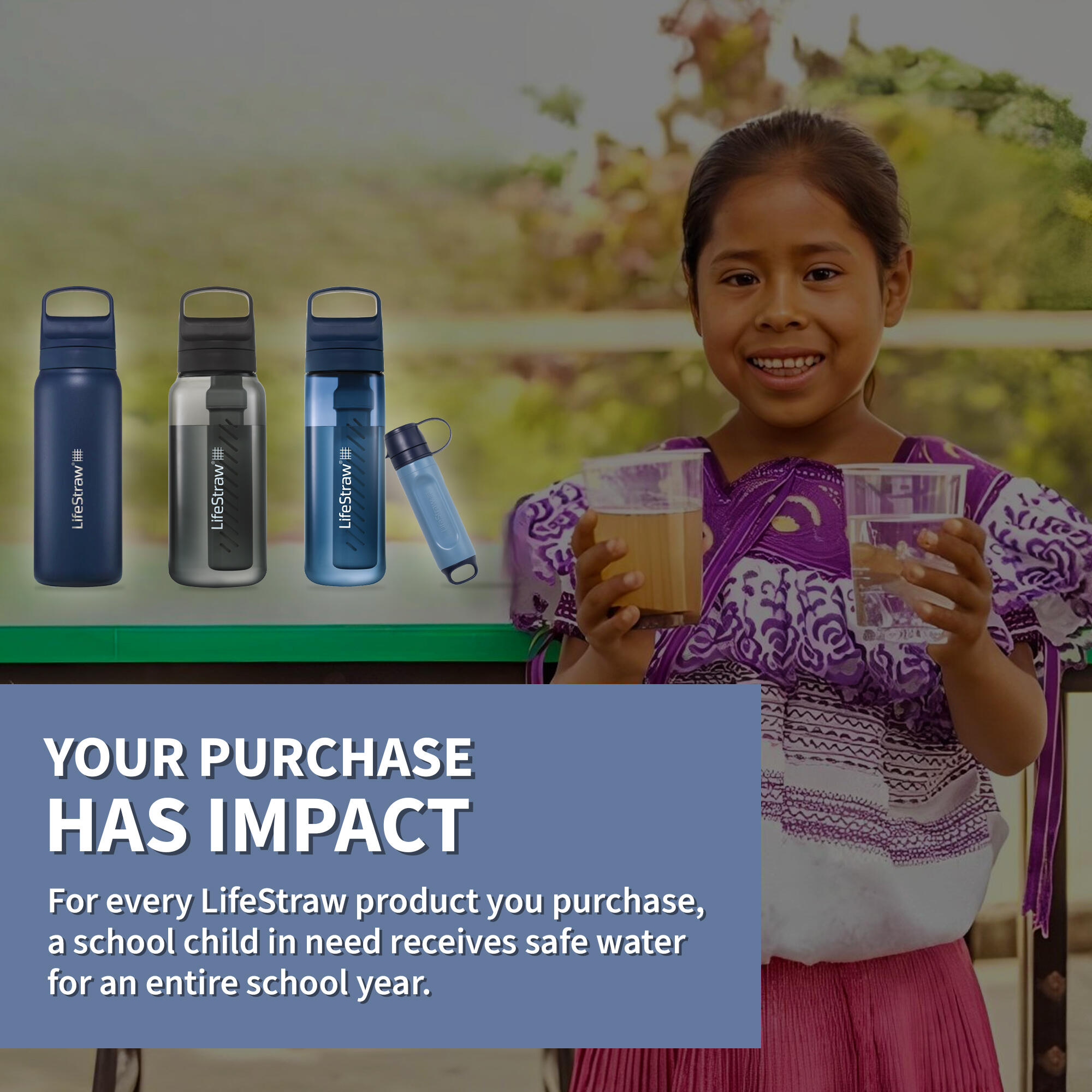 LifeStraw Peak Series Solo Personal Water Filter for Hiking, Camping, Travel, Survival and Emergency preparedness