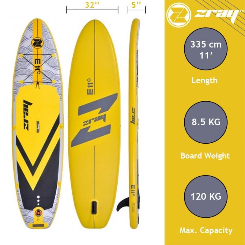 Stand Up Paddle ZRAY EVASION E11 Dropstitch 335x81x13cm 11'x32 «x5»