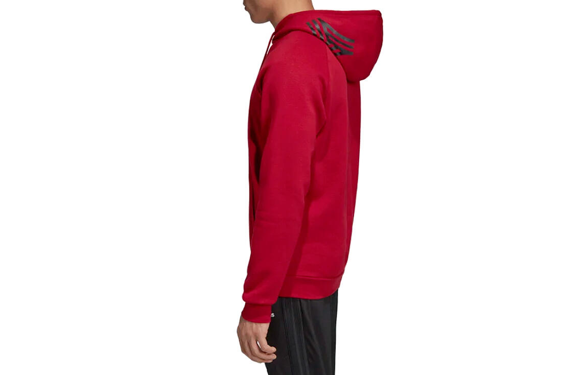 adidas Tan Hooded Sweatshirt 3/4