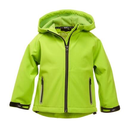 BMS SoftShell Jacke mit Kapuze - atmungsaktiv Kinder