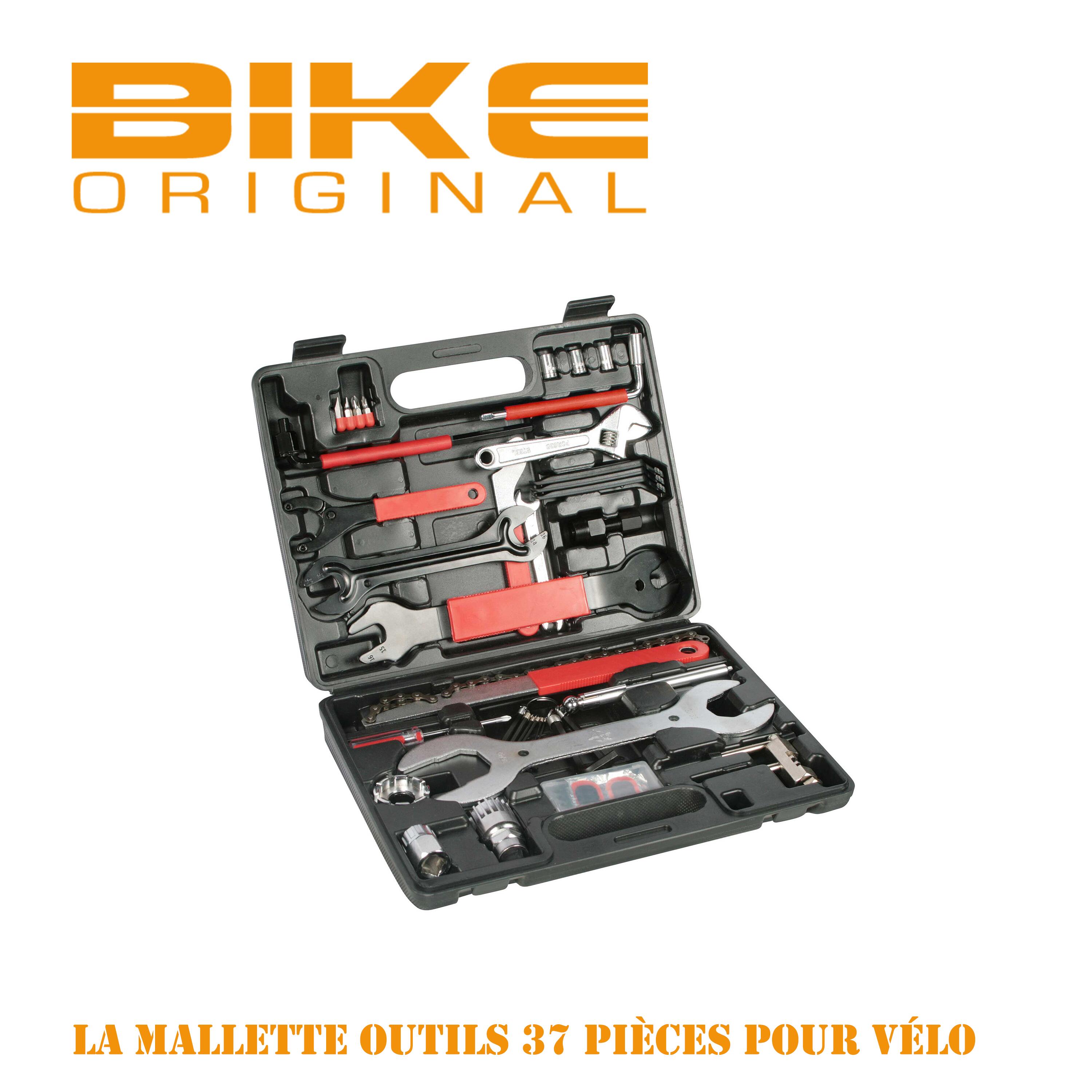 Lot pied de réparation & mallette outils Bike Original 2/5