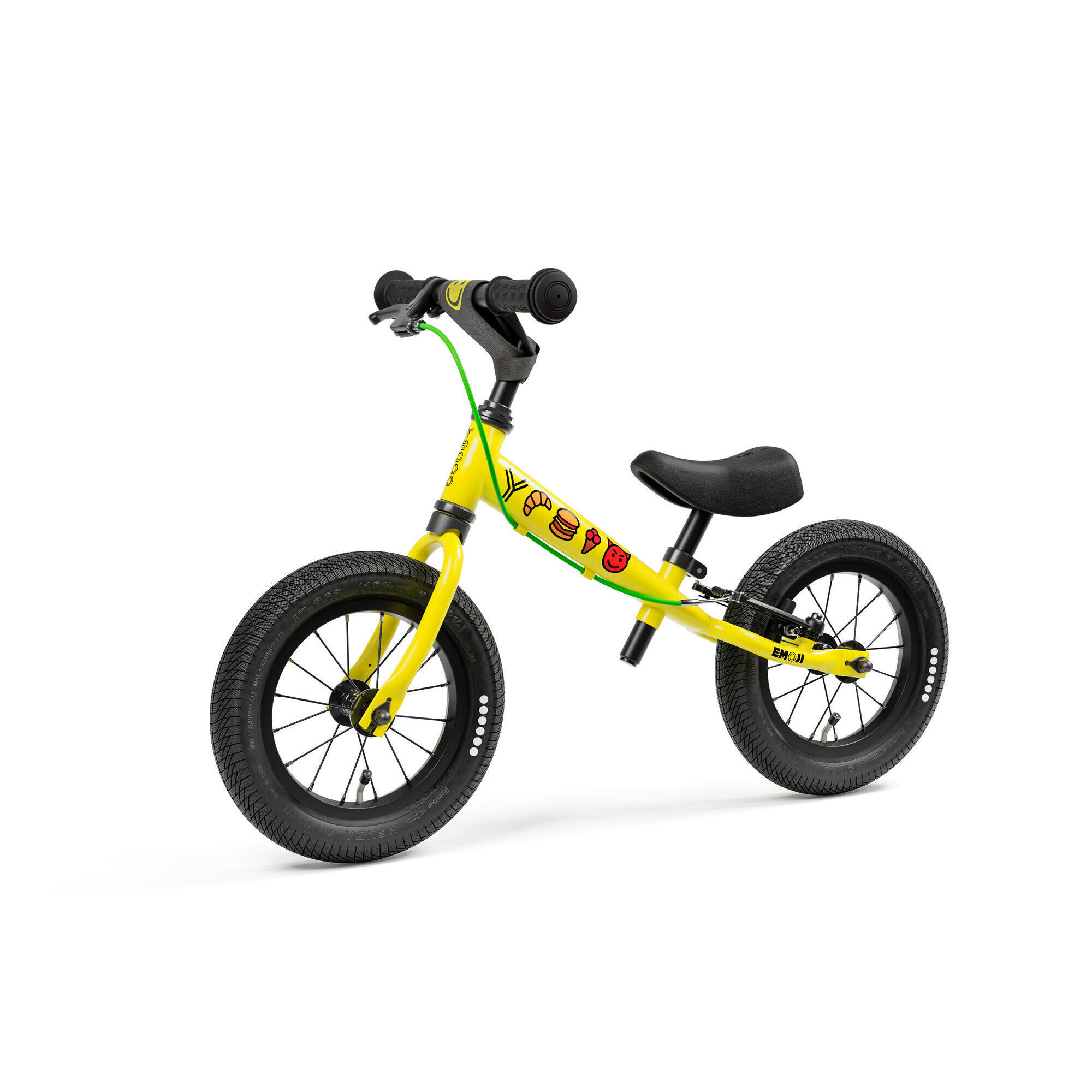 Rowerek biegowy Yedoo TooToo Emoji od 1,5 roku, certyfikowany, żółty