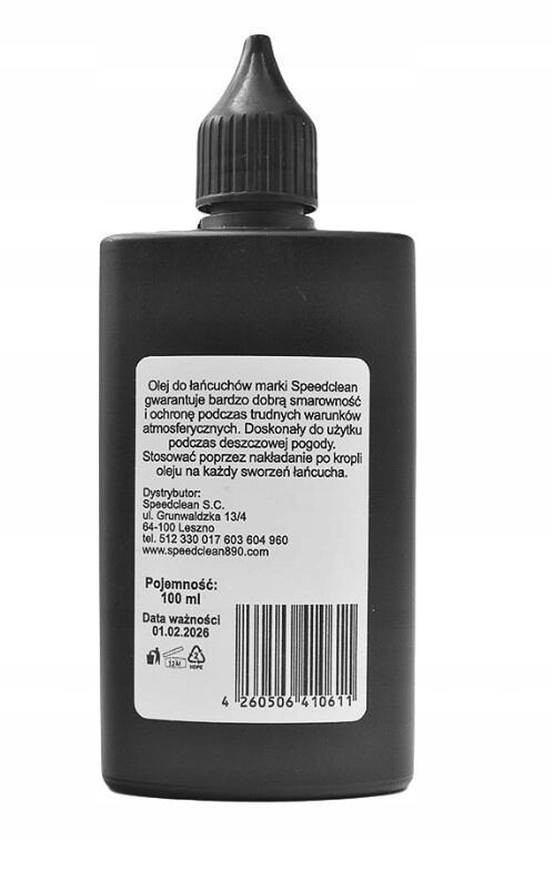 Olej do łańcucha na mokre warunki SpeedClean890 100ml 2/2