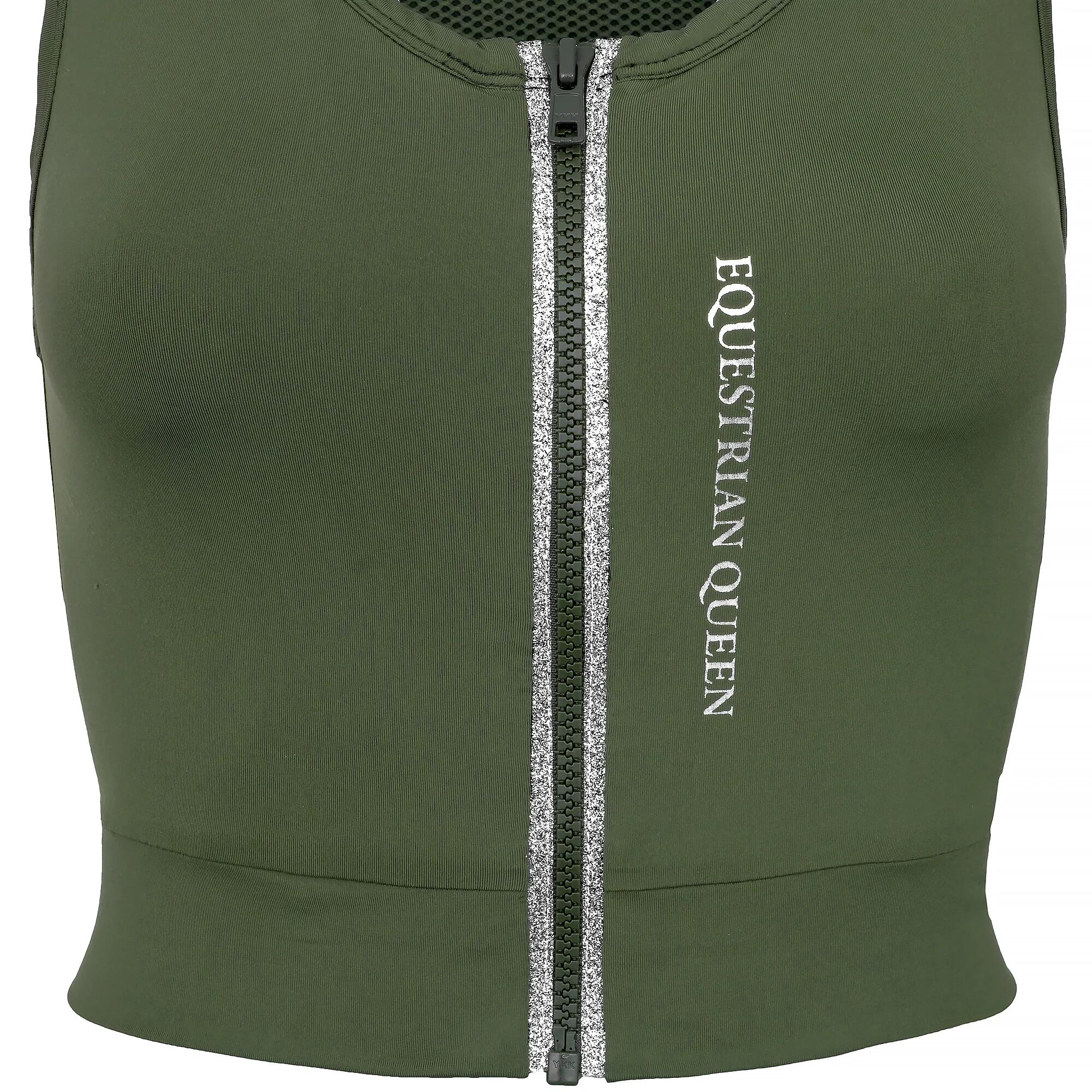 Adeline crop top voor dames, maat 24SS (Equestrian Queen) 2/4