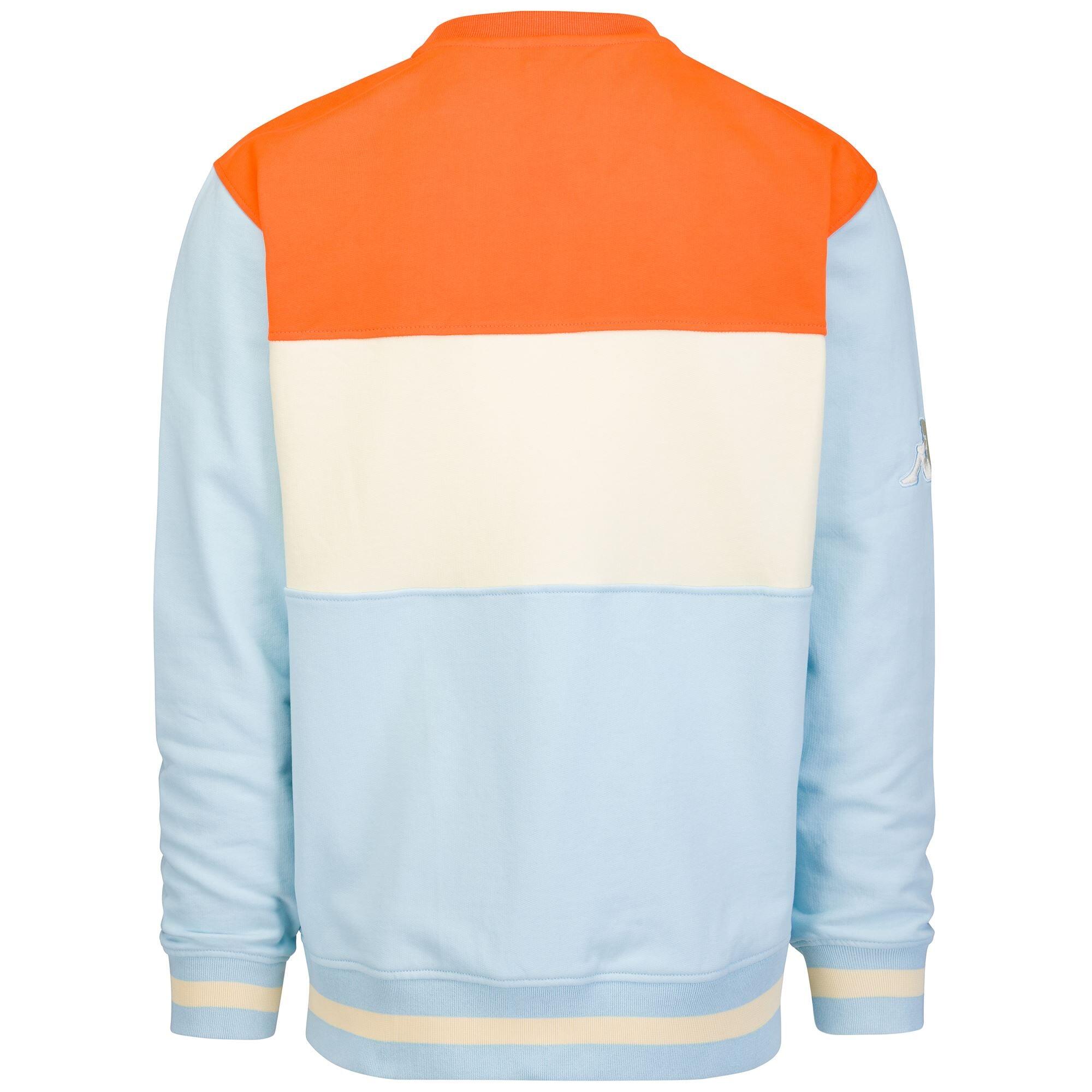 felpa da uomo e donna in cotone blu da fitness