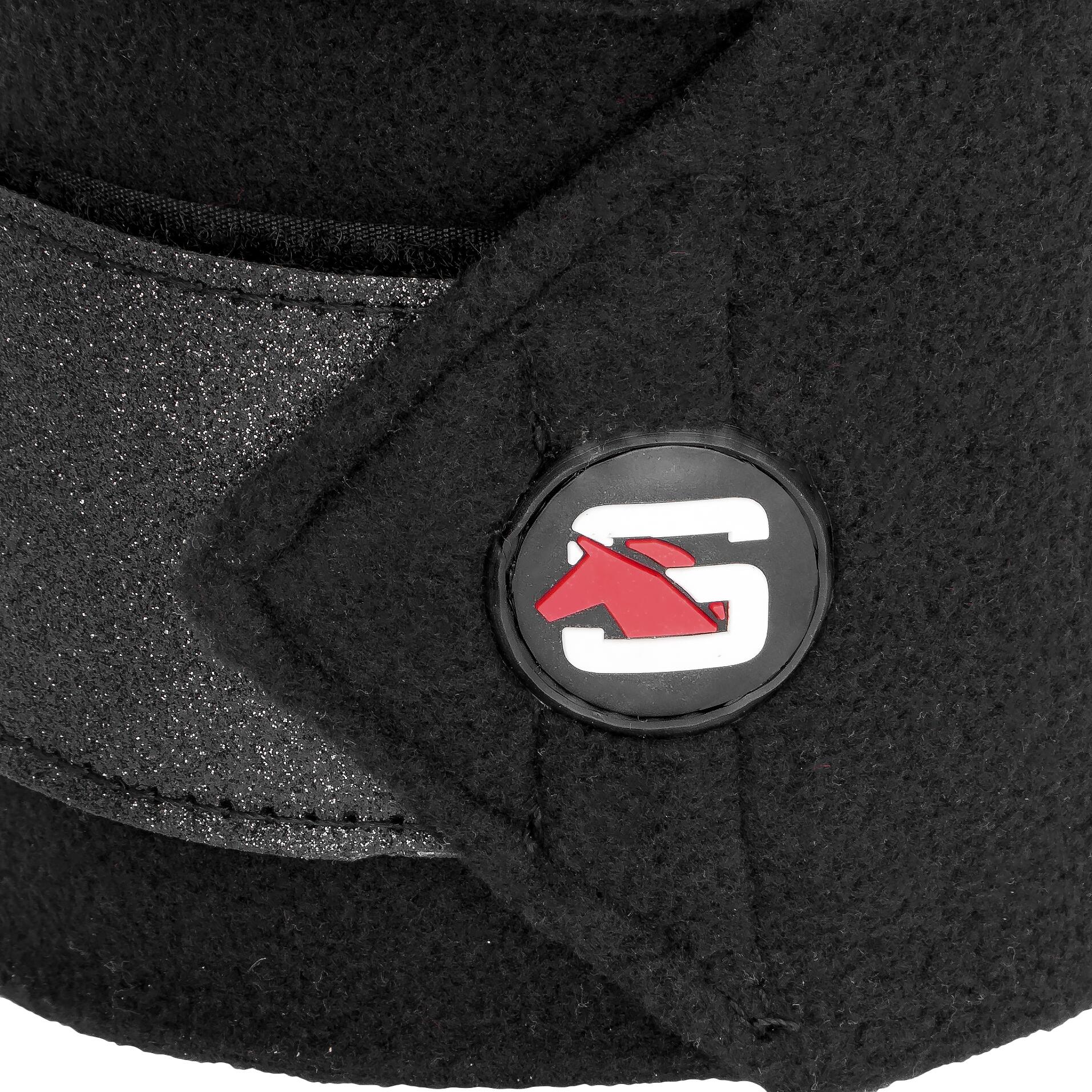Fleece bandages voor paarden en pony's START Glitter 4m glitterverpakking van 4 2/3