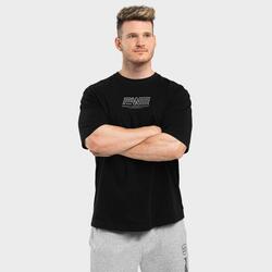 Heren Fitness oversized t-shirt PWE Trust SIROKO Zwart