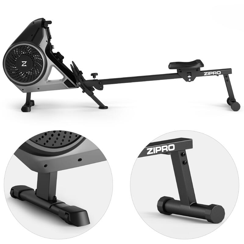 Roeitrainer Zipro Move 5 kg vliegwiel 8 weerstandsniveaus