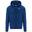 felpa uomo fitness kappa cotone con cappuccio blu.