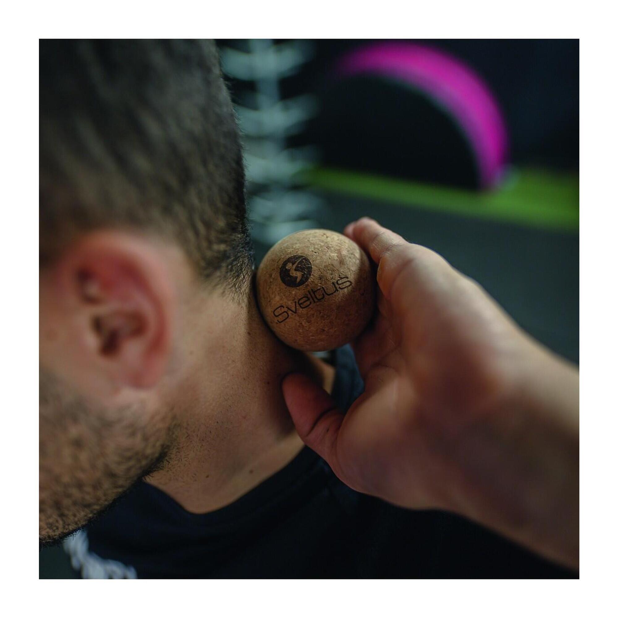 Cork massage ball