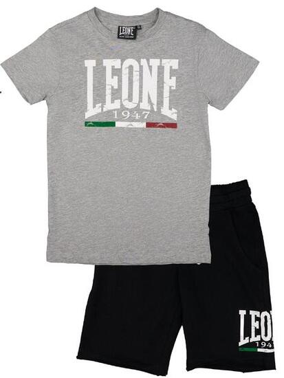Ensemble complet pour enfant en coton avec t-shirt et short Leone Vintage