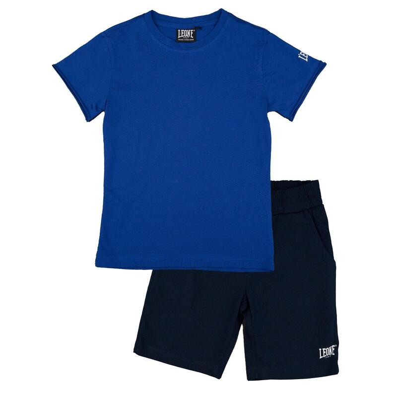 Conjunto completo para niños con camiseta y pantalón corto Leone Timeless