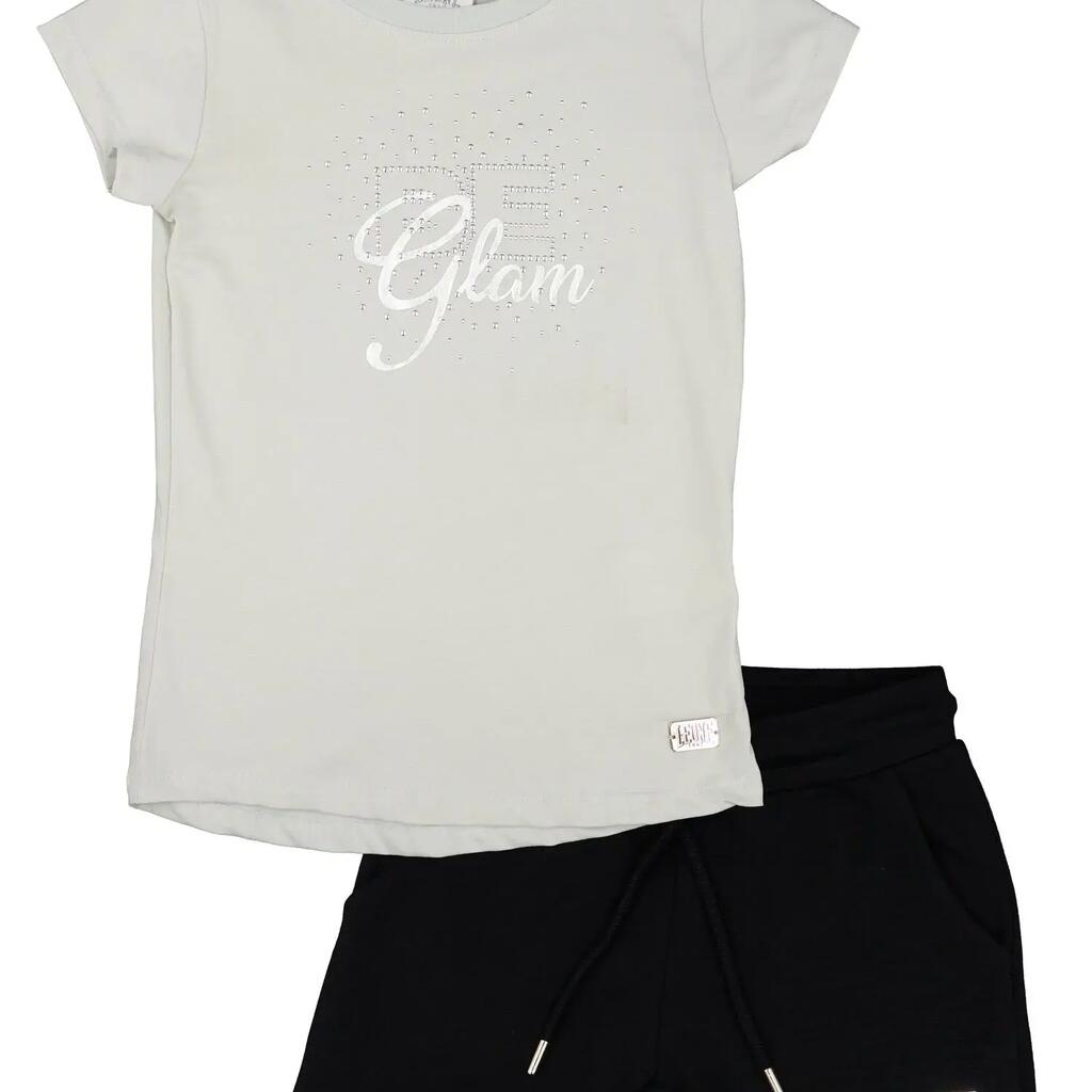Girl sets t-shirt + shorts Be Glam