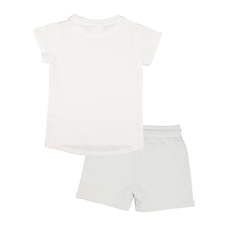 Complete set voor meisjes met Leone Be Glam t-shirt en shorts