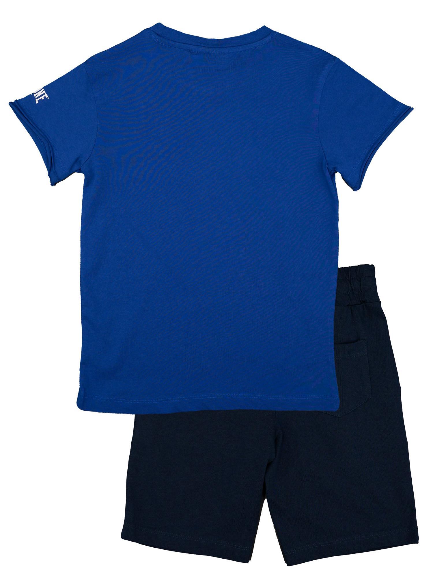 Complete set voor kinderen in katoen met Leone Timeless t-shirt en short 2/2