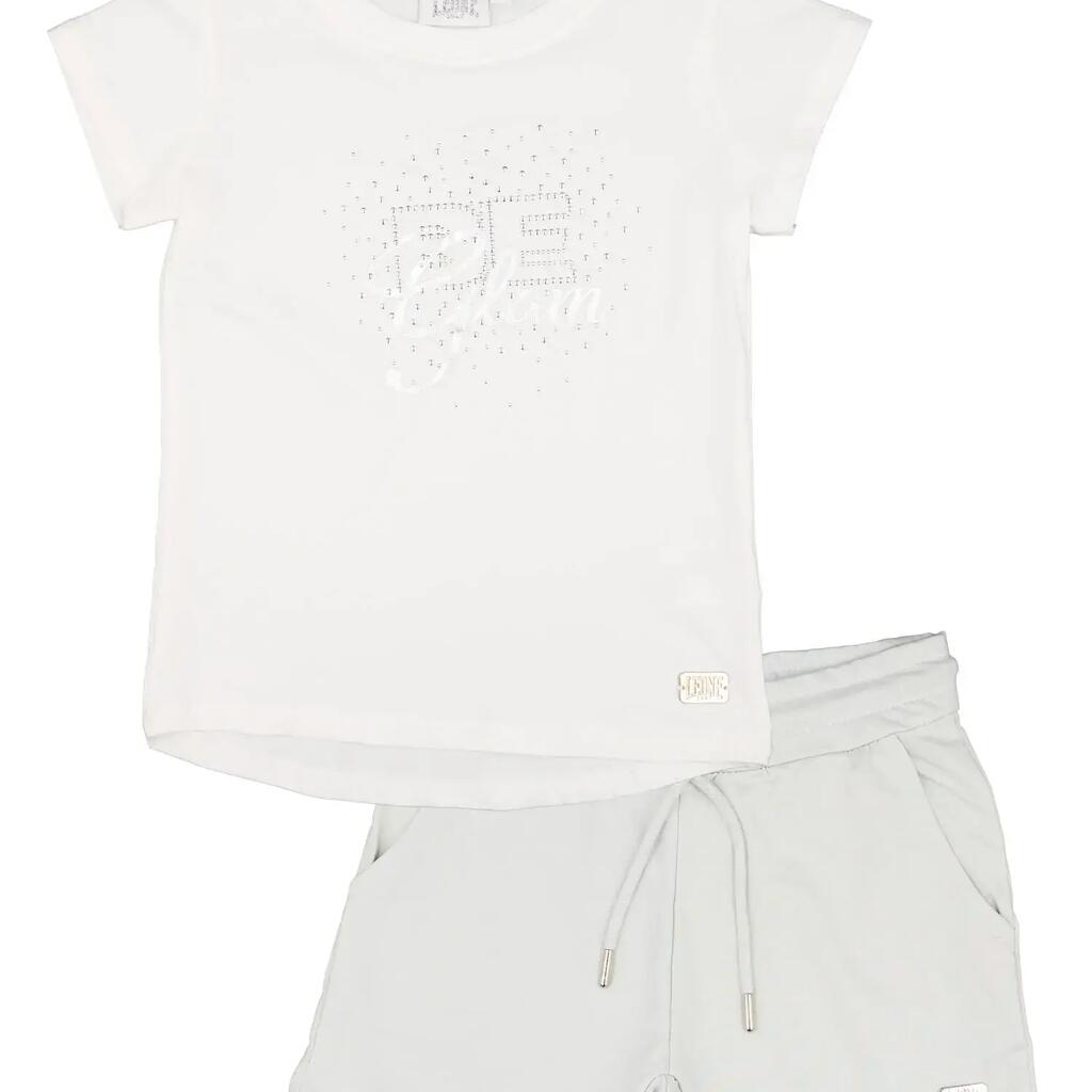 Girl sets t-shirt + shorts Be Glam
