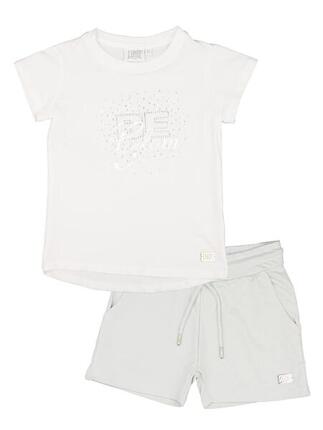 Ensemble complet pour fille avec t-shirt et short Leone Be Glam