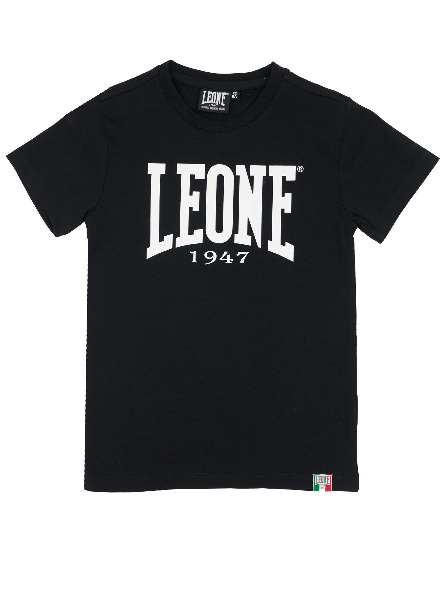 LEONE 1947 APPAREL Leone Camiseta básica de algodón de manga corta para niño