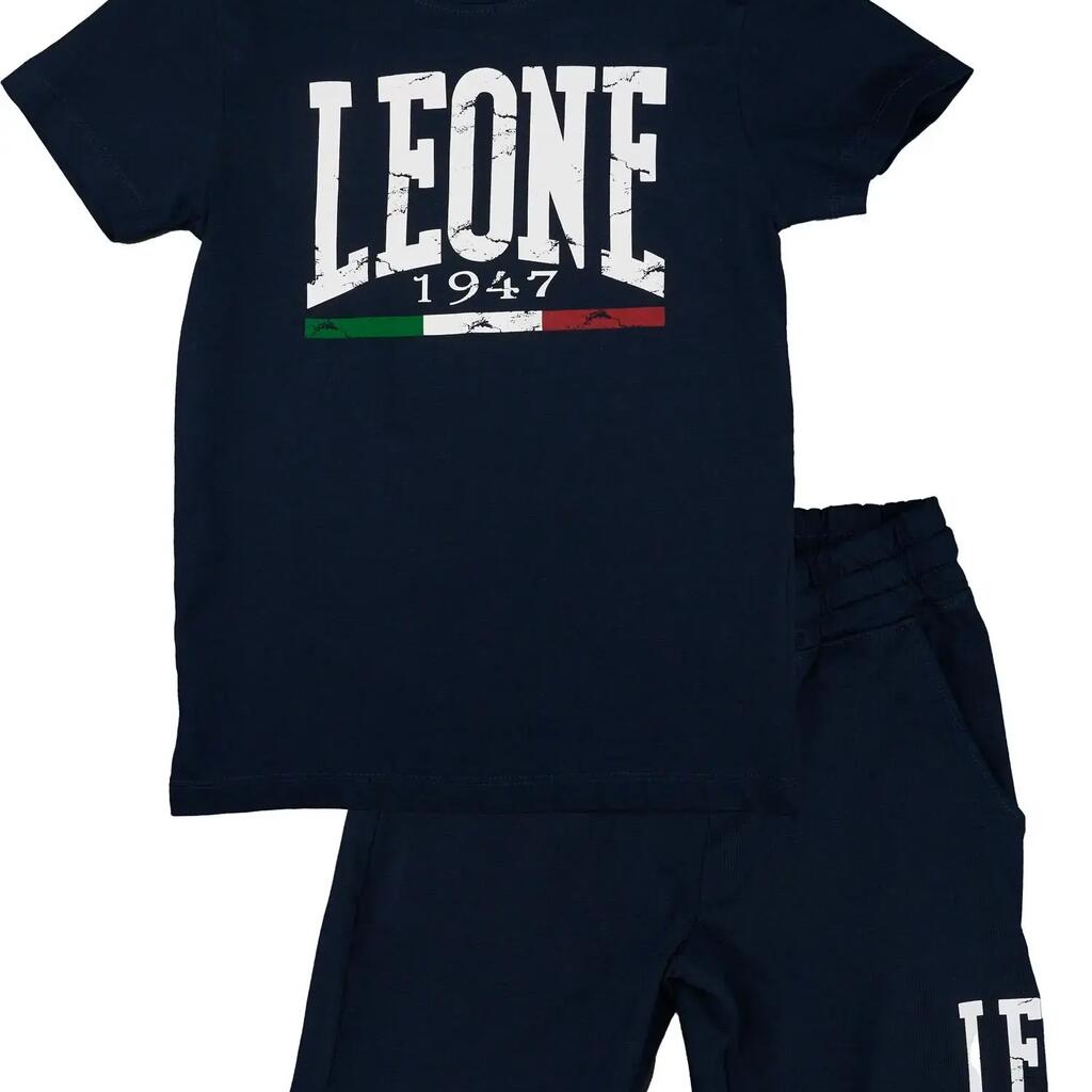 Complete children's cotton set with Leone Vintage t-shirt and shorts