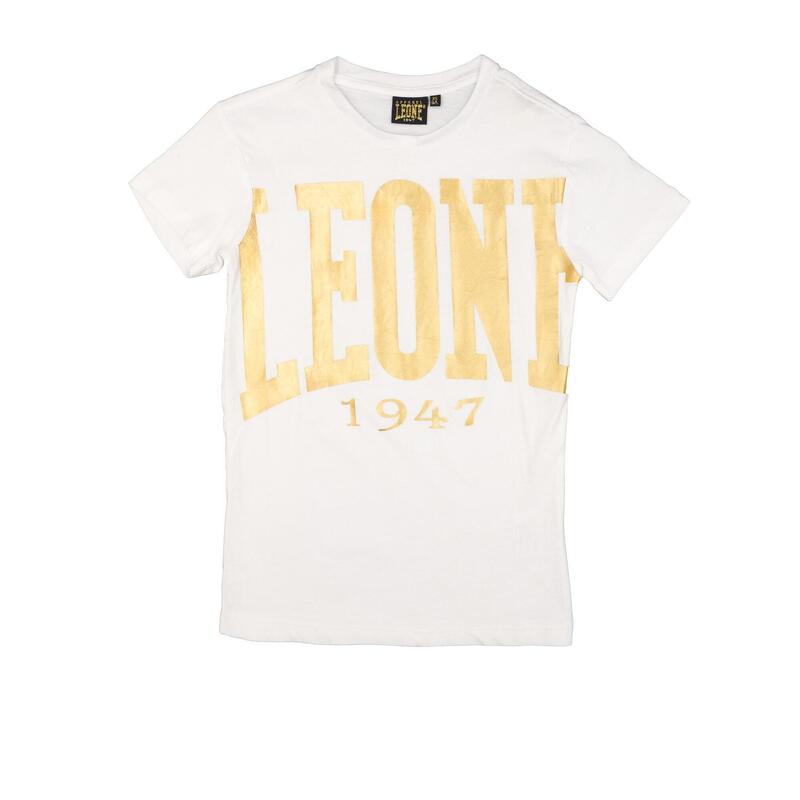 Camiseta Leone Gold de algodón de manga corta para niño