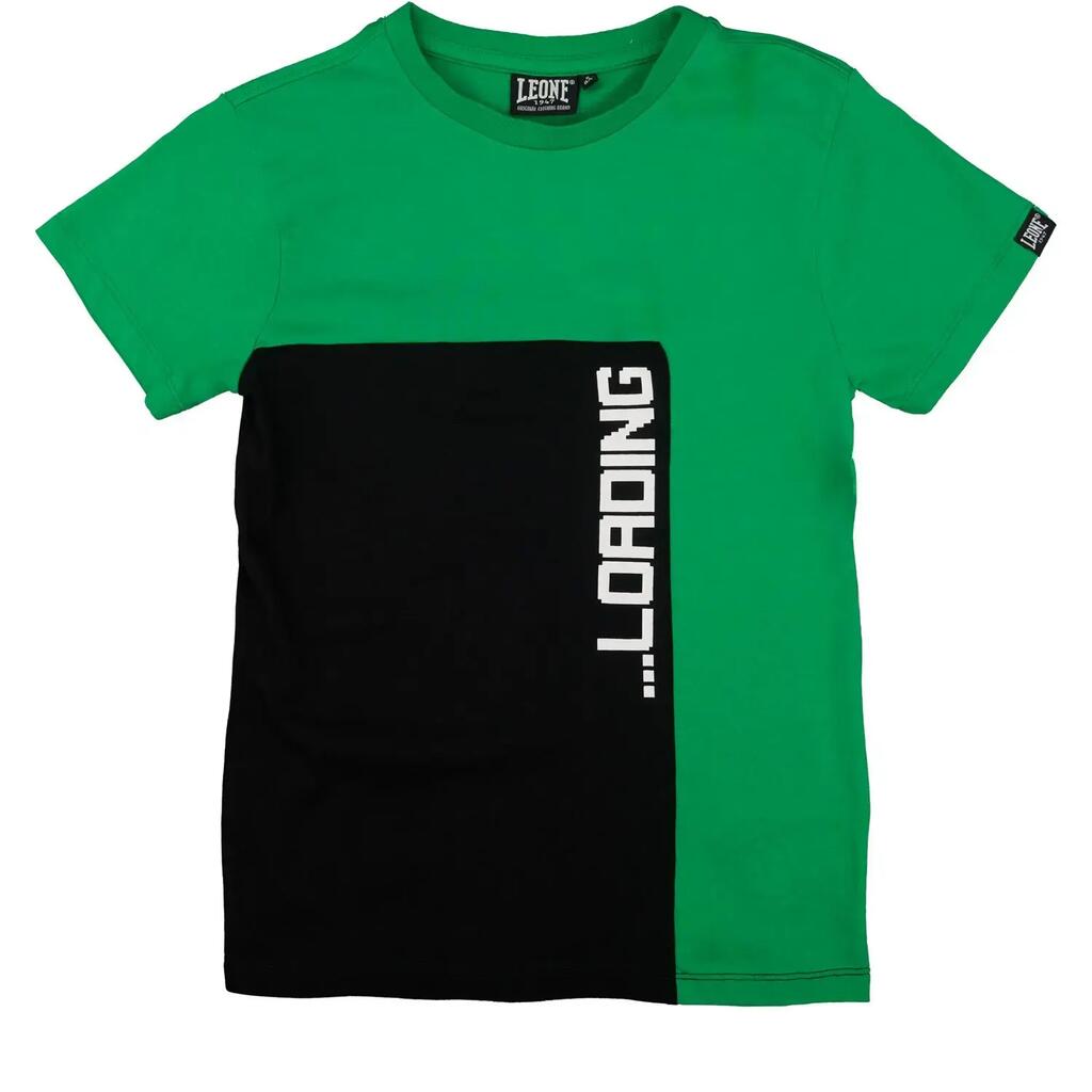 Lion B&W cotton short-sleeved T-shirt for children