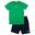 Complete katoenen kinderset met Leone Basic t-shirt en short