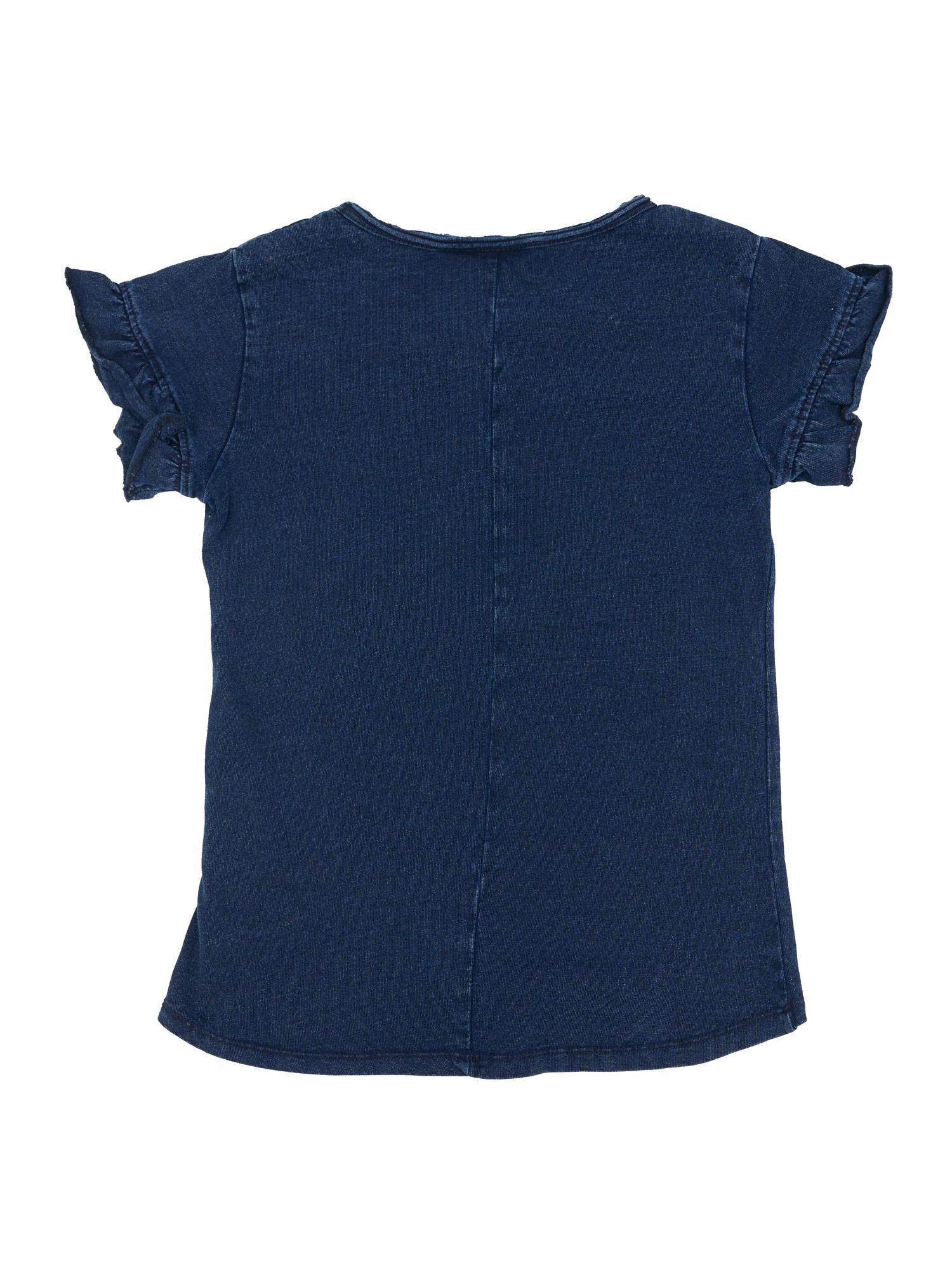 T-shirt de manga curta de algodão Leone Blue para menina 2/2