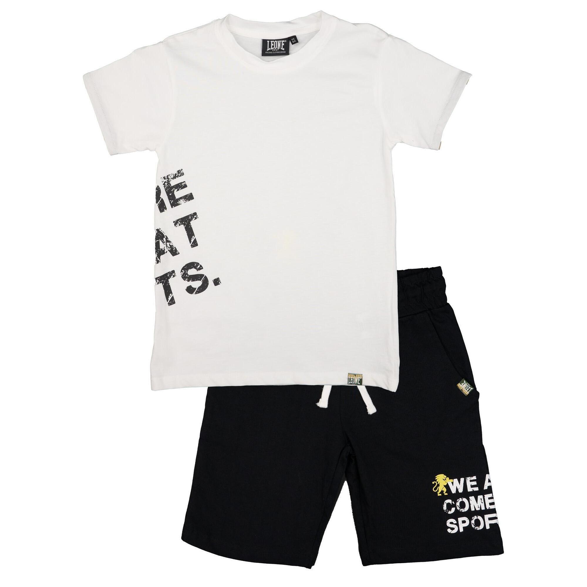 Conjunto completo Leone Camou de algodão Criança