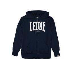 Leone Basic kindersweater met capuchon en ritssluiting