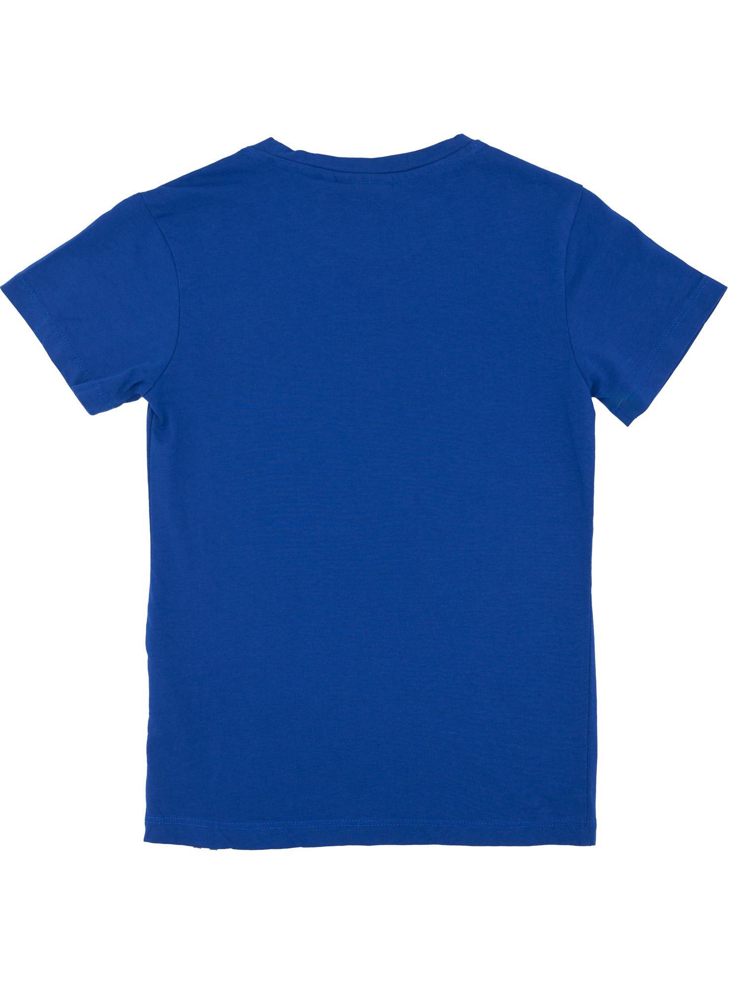 Camiseta básica de algodón de manga corta Leone para niños 2/7