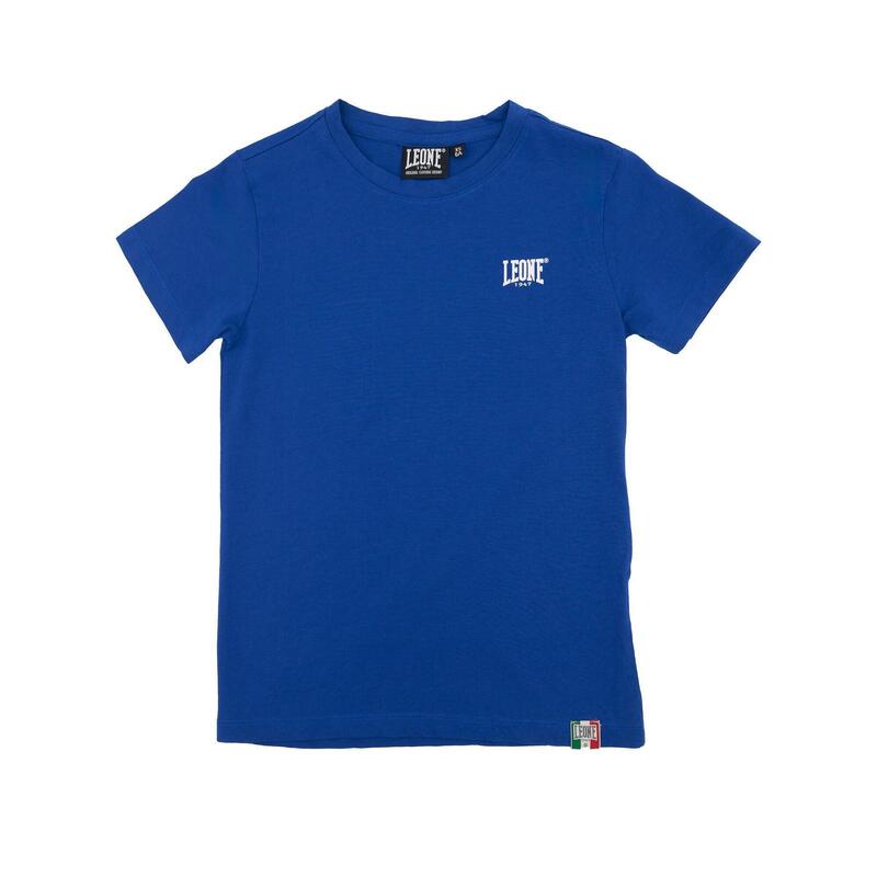 T-shirt maniche corte da bambino in cotone Leone Basic