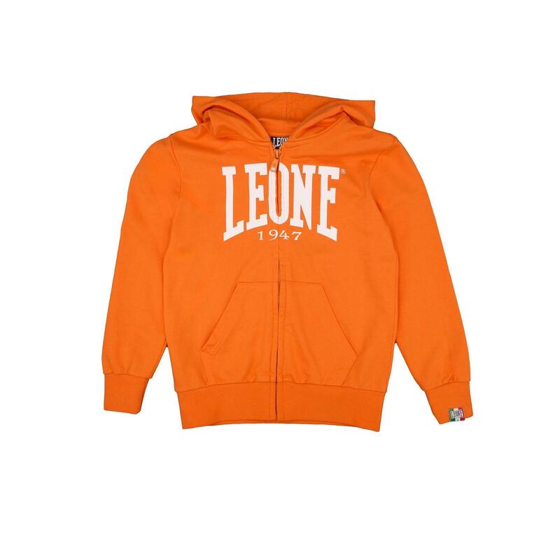 Sweat-shirt enfant Leone Basic avec capuche et zip